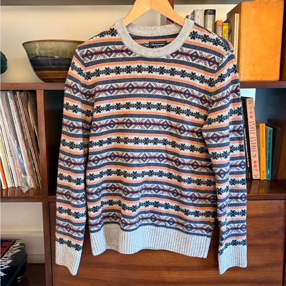 Abercrombie & Fitch Other - Abercrombie & Fitch Multicolor Fair Isle Nordic Crewneck Sweater